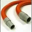 Polivac 15m G-Vac Orange/Black Vacuum Hose with 38mm cuffs