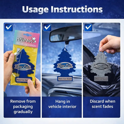 Havana New Car Hanging Tree Air Freshener