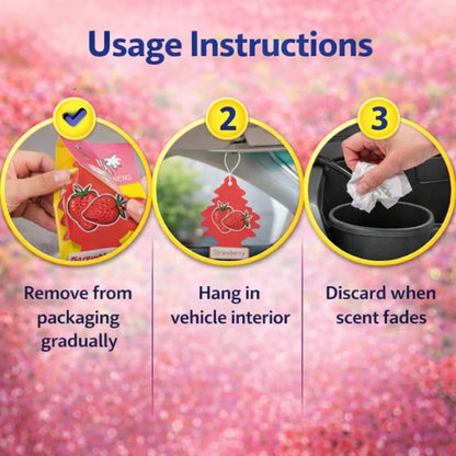 Havana Strawberry Hanging Tree Air Freshener