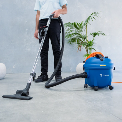 Pacvac Glide canister vacuum cleaner for offices and facilities