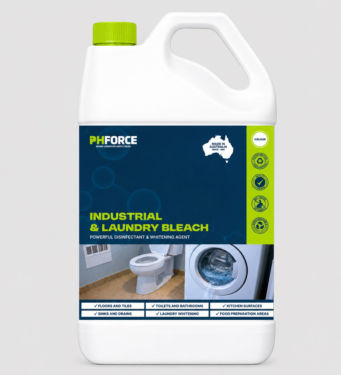 PHFORCE Industrial & Laundary Bleach