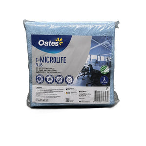 Oates R-microlife Plus Recycled Microfibre Cloth 5pk
