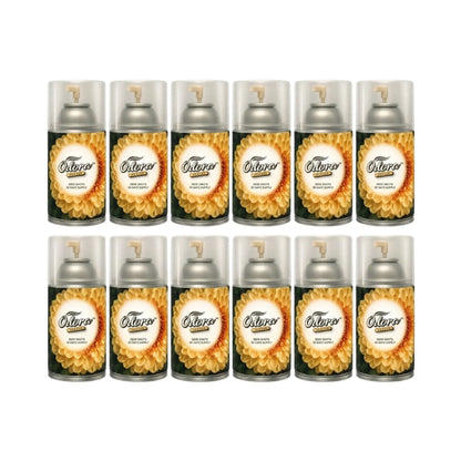 Twelve O'toer Hair Freshener spray cans arranged in two rows of six on a plain white background.