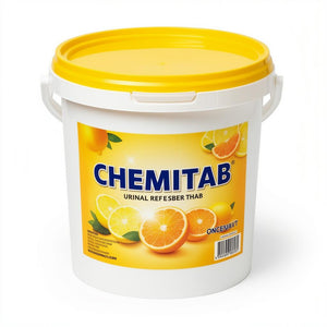 CHEMITAB Lemon & Orange Zest Scented Urinal Blockettes Refresher Tablets