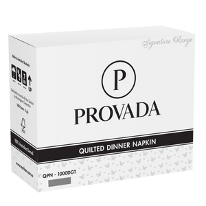 Provada Quilted Dinner Napkins 2Ply GT Fold White 1000 Sheets