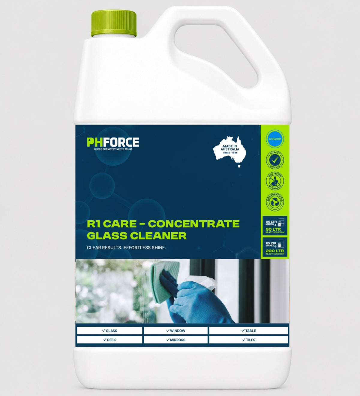 PHFORCE R1 – Concentrate Glass Cleaner