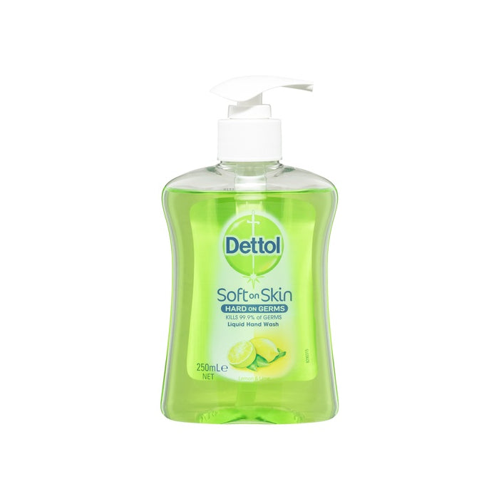 Dettol Antibacterial Liquid Hand Wash Pump Lemon & Lime 250ML