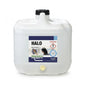 A white plastic jerrycan of HALO Glass Cleaner by Osmoc Research Products, featuring a black screw cap and a blue and white product label on the front.