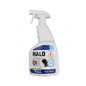 A white spray bottle of Research Products Halo Fast Dry Grass Cleaner with a blue and white label, shown on a plain white background.