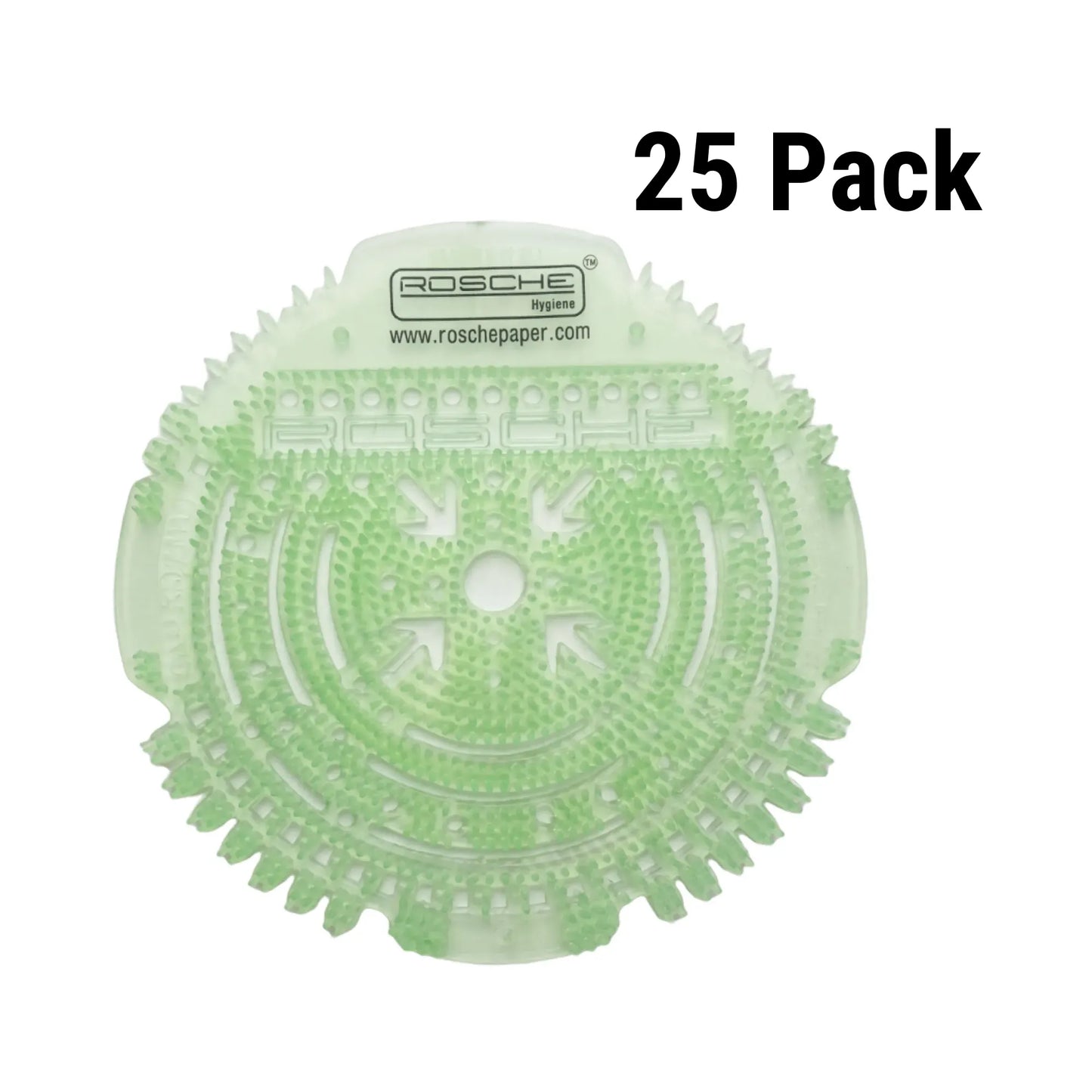 A pack of 25 Rosche paper craft cutting mats in a translucent light green color, shown on a white background with '25 Pack' text overlay.