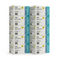 Eight boxes of Sanflex Vinyl Examination Gloves, size XL, arranged in two columns of four on a white background.