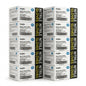 A stack of Sanjflex nitrile gloves boxes in size M, arranged in two columns against a plain white background.