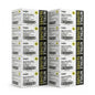 Six boxes of Sanflex Heavy Duty Nitrile Gloves, Size XL, arranged in two columns of three on a plain white background.