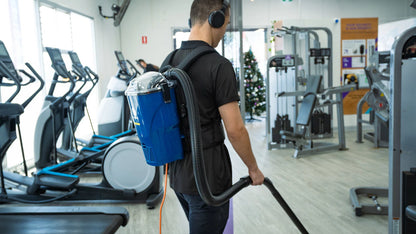 Pacvac Velo compact backpack vacuum with ergonomic harness