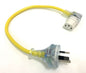 CleanStar Short IEC Power Lead for Ghibli T1v3 Backpack (T1v3-IEC)