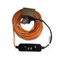 Pacvac Extension Lead 20m 3C Plug Type I with RCD - Hard Wired - Inline