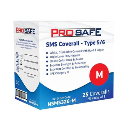 ProSafe SMS Coverall Type 5/6 25 Pcs