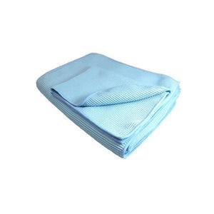 Waffle Weave Microfibre Cleaning & Detailing Cloth 40x60cm (light blue)
