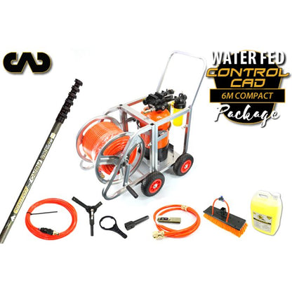 Window Cleaning Supplies Complete Water Fed Package Aero CAD Control 6m Compact (hybrid carbon pole 6.0m–12.0m DeVito)