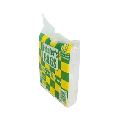 Pure White T-Shirt Rags Bag with Handle
