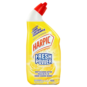 Harpic Fresh Power Sparkling Citrus Toilet Cleaner 700ml